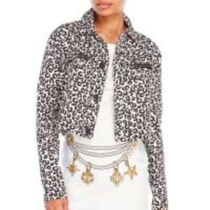 Brannan Studio Leopard Print Jacket Size Small